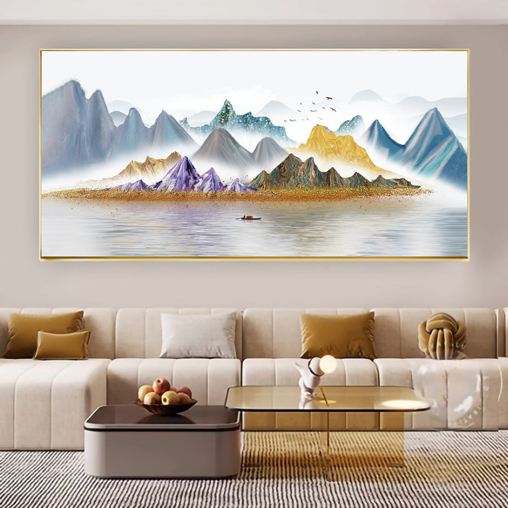 Buy Golden Hill Feng Shui Art 黄金靠山风水画| Shop from largest 