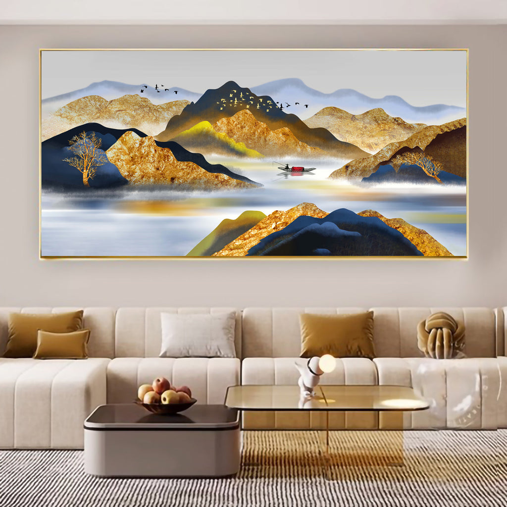 Buy Golden Hill Feng Shui Art 黄金靠山风水画| Shop from largest 